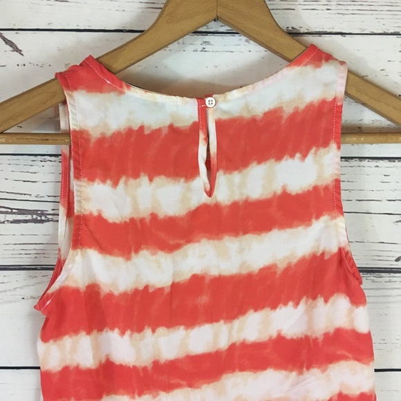 WAYF Stripe Sleeveless Cropped Shirt Top XS - Picture 5 of 6